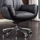 High Back Armless Managers Chair Modern Faux Leather Executive Chair Clearhalo 'furn' 'furn_office_chair' 'Furniture' 'Office Chairs' 'Office Furniture' 'office_chair' 6322840