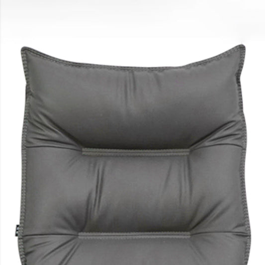 Sedia manager grigio high manager moderno sedia esecutiva ad armi imbottita