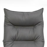 Sedia manager grigio high manager moderno sedia esecutiva ad armi imbottita