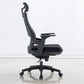 Sedia moderna con braccioli inclusi, sedia girevole, sedia da lavoro ergonomica con schienale alto