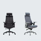 Sedia moderna con braccioli inclusi, sedia girevole, sedia da lavoro ergonomica con schienale alto