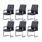 Contemporary Faux Leather Arm Chair Conference Mid-Back Office Chair 6 Piece Set Clearhalo 'furn' 'furn_office_chair' 'Furniture' 'Office Chairs' 'Office Furniture' 'office_chair' 6322877