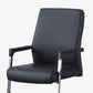 Contemporary Faux Leather Arm Chair Conference Mid-Back Office Chair Clearhalo 'furn' 'furn_office_chair' 'Furniture' 'Office Chairs' 'Office Furniture' 'office_chair' 6322881