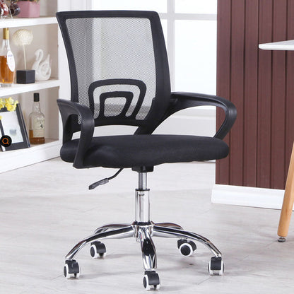 Contemporary Tilt Mechanism Microfiber Chair Task Mid-Back Arm Chair 1 Piece Clearhalo 'furn' 'furn_office_chair' 'Furniture' 'Office Chairs' 'Office Furniture' 'office_chair' 6322887