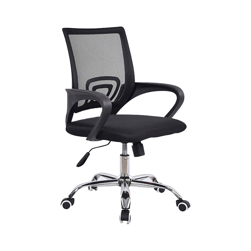 Contemporary Tilt Mechanism Microfiber Chair Task Mid-Back Arm Chair Clearhalo 'furn' 'furn_office_chair' 'Furniture' 'Office Chairs' 'Office Furniture' 'office_chair' 6322894