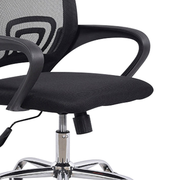Contemporary Tilt Mechanism Microfiber Chair Task Mid-Back Arm Chair Clearhalo 'furn' 'furn_office_chair' 'Furniture' 'Office Chairs' 'Office Furniture' 'office_chair' 6322896