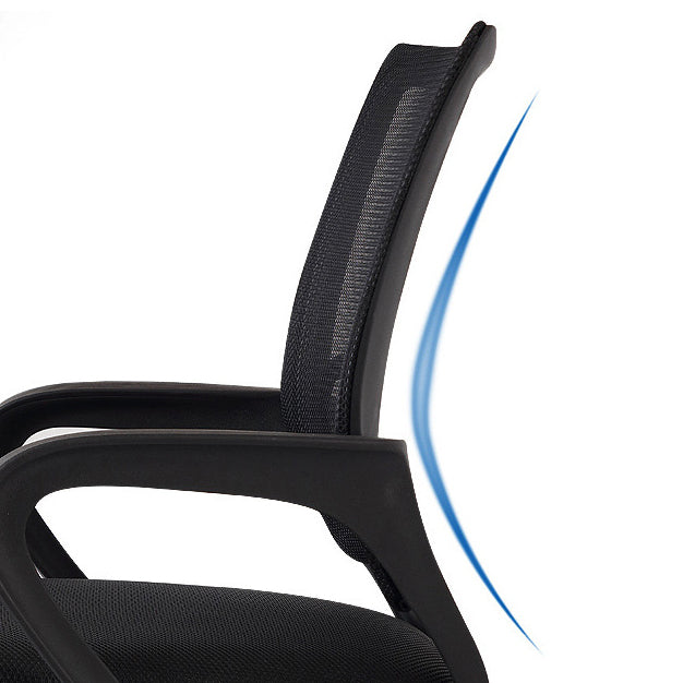 Contemporary Tilt Mechanism Microfiber Chair Task Mid-Back Arm Chair Clearhalo 'furn' 'furn_office_chair' 'Furniture' 'Office Chairs' 'Office Furniture' 'office_chair' 6322897
