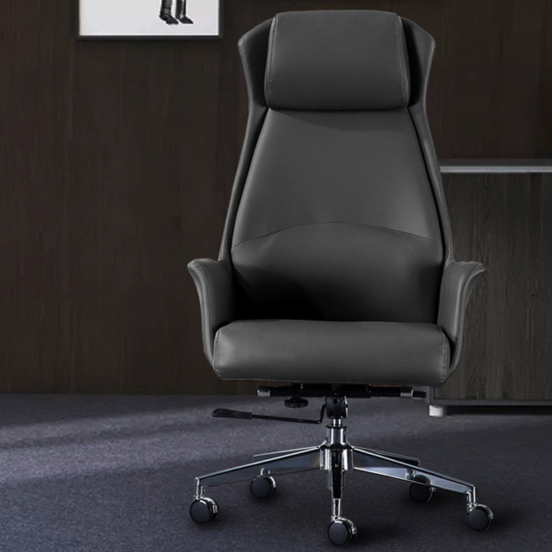 20 "larges managers modernes chaise en cuir haut dossier de direction arrière