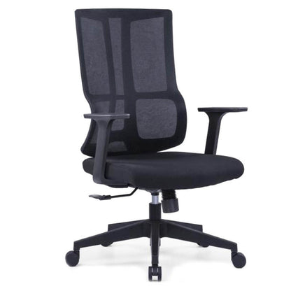 24" Wide Modern Desk Chair Breathable AirGrid Arms Included Office Chair 1 Piece Mid-Back (14-22 in.) Clearhalo 'furn' 'furn_office_chair' 'Furniture' 'Office Chairs' 'Office Furniture' 'office_chair' 6322926