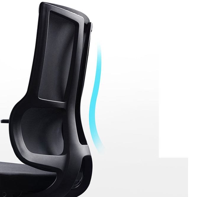 24" Wide Modern Desk Chair Breathable AirGrid Arms Included Office Chair Clearhalo 'furn' 'furn_office_chair' 'Furniture' 'Office Chairs' 'Office Furniture' 'office_chair' 6322935