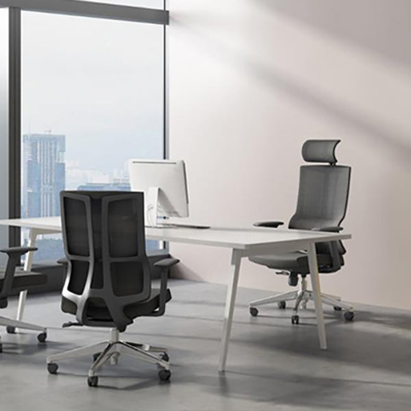 24" Wide Modern Desk Chair Breathable AirGrid Arms Included Office Chair Clearhalo 'furn' 'furn_office_chair' 'Furniture' 'Office Chairs' 'Office Furniture' 'office_chair' 6322943