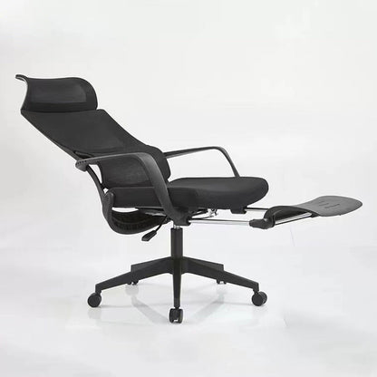 Modern Breathable AirGrid Chair Ergonomic Computer Task Mesh Swivel Chair Black 1 Piece Clearhalo 'furn' 'furn_office_chair' 'Furniture' 'Office Chairs' 'Office Furniture' 'office_chair' 6323047