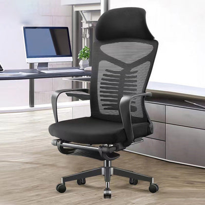 Armen inbegrepen Draaistoel Ergonomische bureaustoel met hoge rugleuning