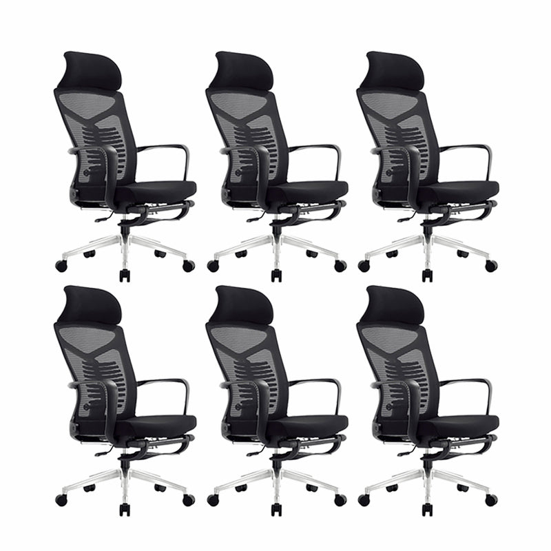 Armen inbegrepen Draaistoel Ergonomische bureaustoel met hoge rugleuning