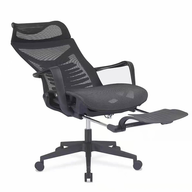Armen inbegrepen Draaistoel Ergonomische bureaustoel met hoge rugleuning