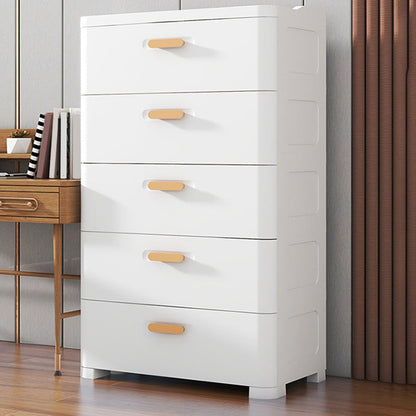 Plastic Matte Finish Non-Hanging Armoire Modern Storage Cabinet for Home