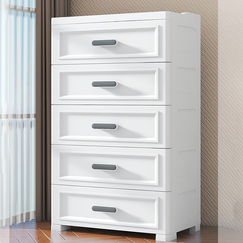 Plastic Matte Finish Non-Hanging Armoire Modern Storage Cabinet for Home