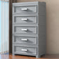 Plastic Matte Finish Non-Hanging Armoire Modern Storage Cabinet for Home