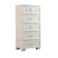 Modern Plastic Storage Cabinet for Bedroom Matte Finish Cabinet with 6 Drawers