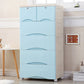 Plastic Matte Finish Storage Cabinet Contemporary Non-Hanging Armoire Clearhalo 'Armoires & Wardrobes' 'armoires_wardrobes' 'Bedroom Furniture' 'furn' 'furn_armoires_wardrobes' 'Furniture' 6323457