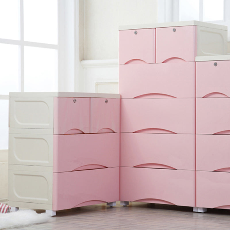 Plastic Matte Finish Storage Cabinet Contemporary Non-Hanging Armoire Clearhalo 'Armoires & Wardrobes' 'armoires_wardrobes' 'Bedroom Furniture' 'furn' 'furn_armoires_wardrobes' 'Furniture' 6323473