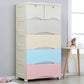 Plastic Matte Finish Storage Cabinet Contemporary Non-Hanging Armoire Clearhalo 'Armoires & Wardrobes' 'armoires_wardrobes' 'Bedroom Furniture' 'furn' 'furn_armoires_wardrobes' 'Furniture' 6323476