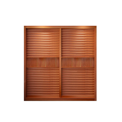 Brown Engineered Wood Wardrobe with Sliding Doors Modern Cabinet for Bedroom Armoires & Wardrobes Clearhalo 'Armoires & Wardrobes' 'armoires_wardrobes' 'Bedroom Furniture' 'furn' 'furn_armoires_wardrobes' 'Furniture' 6323479