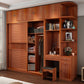 Brown Engineered Wood Wardrobe with Sliding Doors Modern Cabinet for Bedroom Clearhalo 'Armoires & Wardrobes' 'armoires_wardrobes' 'Bedroom Furniture' 'furn' 'furn_armoires_wardrobes' 'Furniture' 6323491