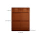 Brown Engineered Wood Wardrobe with Sliding Doors Modern Cabinet for Bedroom Clearhalo 'Armoires & Wardrobes' 'armoires_wardrobes' 'Bedroom Furniture' 'furn' 'furn_armoires_wardrobes' 'Furniture' 6323499