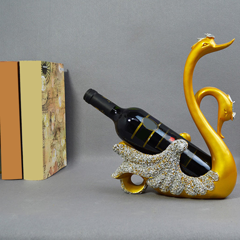 Glam Tabletop Wine Bottle Holder Resin Wine Rack Fles voor keuken