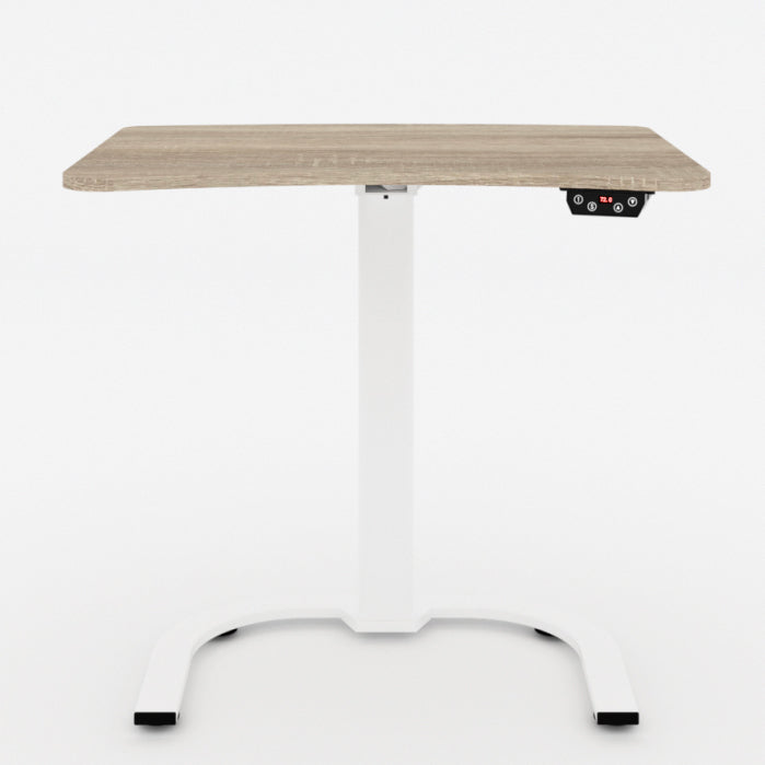 21" Wide Contemporary Standing Desk Adjustable Wooden Writing Desk Natural Clearhalo 'furn' 'furn_office_desk' 'Furniture' 'Office Desks' 'Office Furniture' 'office_desk' 6326191