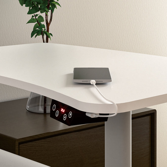 21" Wide Contemporary Standing Desk Adjustable Wooden Writing Desk Clearhalo 'furn' 'furn_office_desk' 'Furniture' 'Office Desks' 'Office Furniture' 'office_desk' 6326196