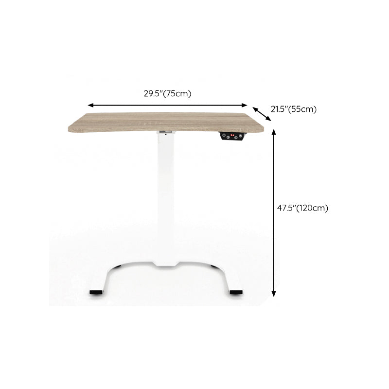 21" Wide Contemporary Standing Desk Adjustable Wooden Writing Desk Clearhalo 'furn' 'furn_office_desk' 'Furniture' 'Office Desks' 'Office Furniture' 'office_desk' 6326207