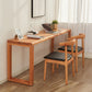 29.53 "Tall Writing Desk rechthoekig houten schrijfbureau met slee -basis voor huis