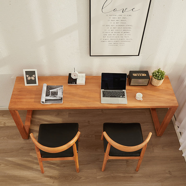 29.53 "Tall Writing Desk rechthoekig houten schrijfbureau met slee -basis voor huis