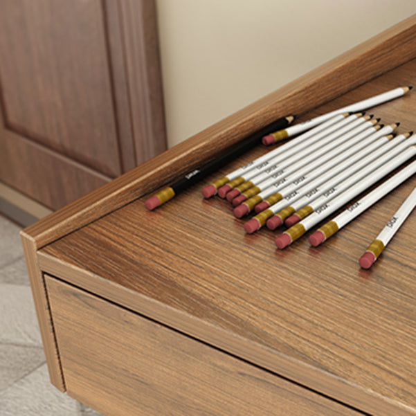 Industrieel schrijfbureau Parsons houten kantoorbureau met 1 opberglade