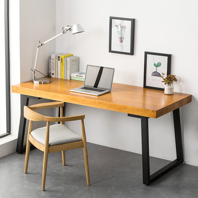 29 "H Industrieel Writing Desk rechthoekig vaste houten bureau