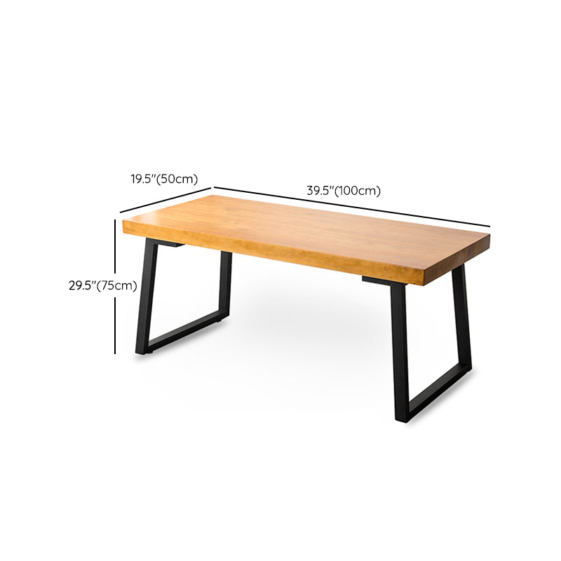 29 "H Industrieel Writing Desk rechthoekig vaste houten bureau