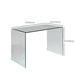 29"H Contemporary Writing Desk Rectangular Glass Office Desk Clearhalo 'furn' 'furn_office_desk' 'Furniture' 'Office Desks' 'Office Furniture' 'office_desk' 6326510