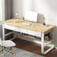 23 "W Hedendaags Writing Desk rechthoekige houten computerbureau met laden