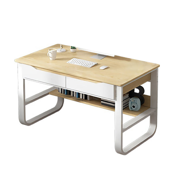 23 "W Hedendaags Writing Desk rechthoekige houten computerbureau met laden