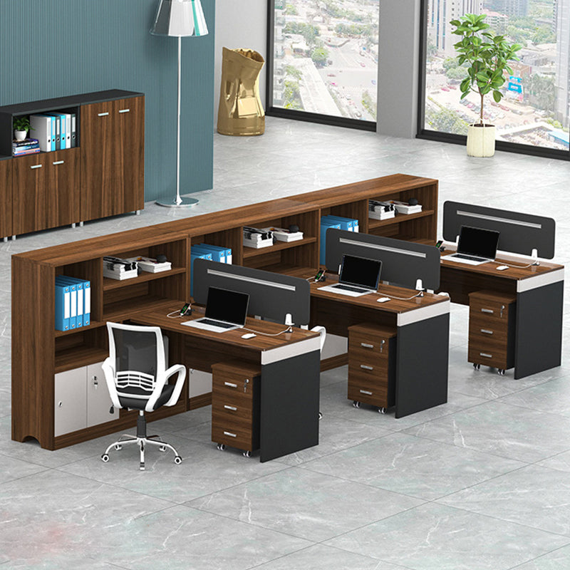 Cable Management Executive Desk Pedestal L-Shape Office Desk with Drawers Clearhalo 'furn' 'furn_office_desk' 'Furniture' 'Office Desks' 'Office Furniture' 'office_desk' 6326588
