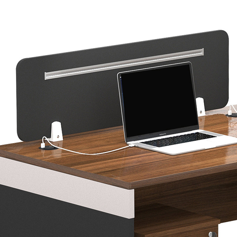 Kabelbeheer Executive Desk voetstuk L-vormige kantoorbureau met laden