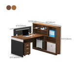 Cable Management Executive Desk Pedestal L-Shape Office Desk with Drawers Clearhalo 'furn' 'furn_office_desk' 'Furniture' 'Office Desks' 'Office Furniture' 'office_desk' 6326597