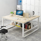 Industrial Writing Desk Rectangular Wooden Computer Desk with Storage