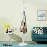 Solid Wood Hall Tree Free Standing Hall Standing en color sólido