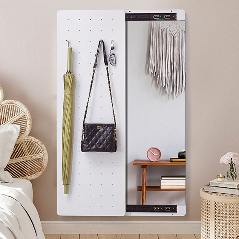 Árbol de salón montado en la pared con espejo incluido el soporte de la sala para la sala de estar