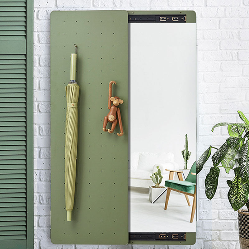 Árbol de salón montado en la pared con espejo incluido el soporte de la sala para la sala de estar