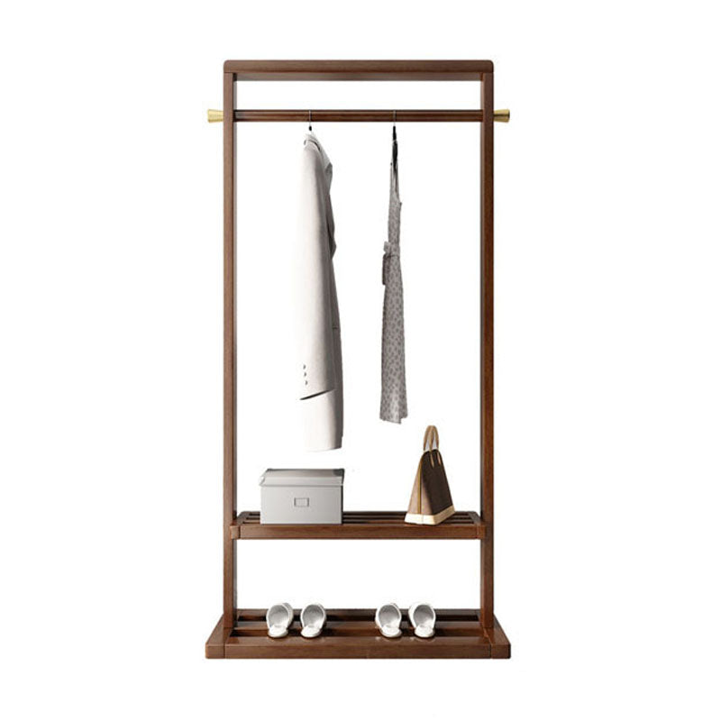 Zeitgenössischer Stil Kleiderbügel Massivholz Regale Design -Schackträger für Wohnzimmer