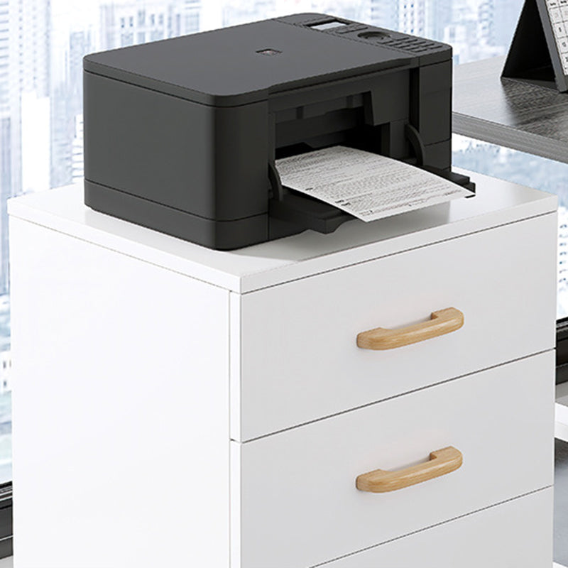 Contemporary Vertical Solid Color Drawers Castors Wood File Cabinet for Home Office Clearhalo 'Filing Cabinets' 'filling_cabinets' 'furn' 'furn_filling_cabinets' 'Furniture' 'Office Furniture' 6326838